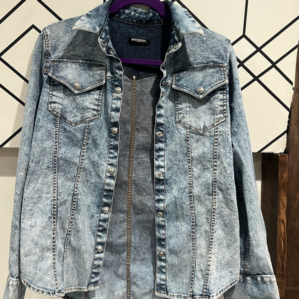 BALMAIN denim jacket